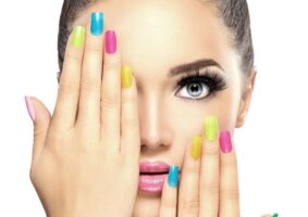 Cores de esmalte em alta