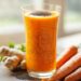 Suco de cenoura com gengibre para imunidade e pele saudável