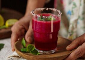 Suco de beterraba para pressão alta